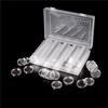 100Pcs Clear Coin Capsules Coin Case Holders 27Mm Round Storage Boxes