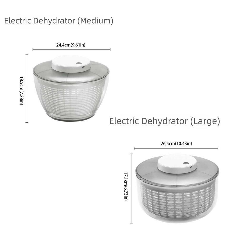 Multifunctional Electric Vegetable Dehydrator Wet Separation Drain Basket Vegetable Washing