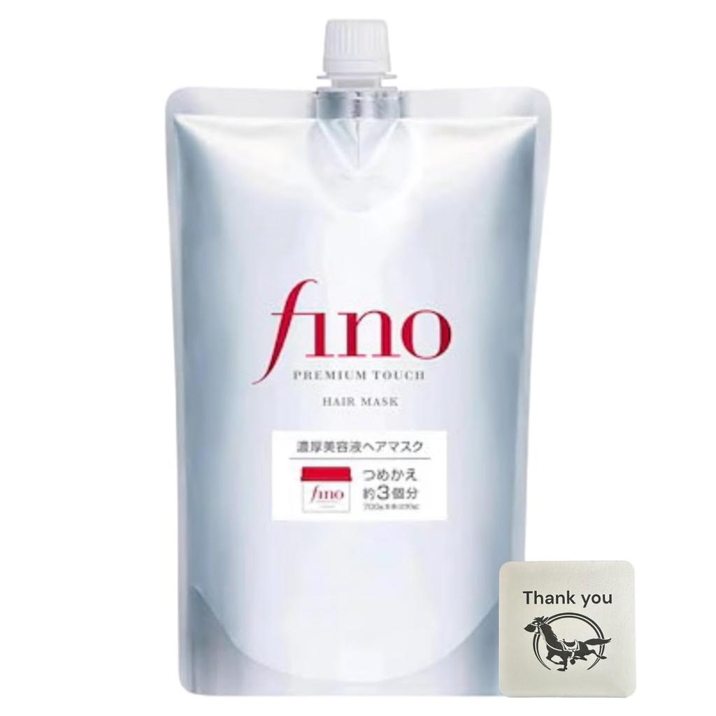 Fino Premium Touch Rich Essence Маска для волос Уход за волосами Запасной блок 700г + Бонус с оригинальным логотипом Kunutonn
