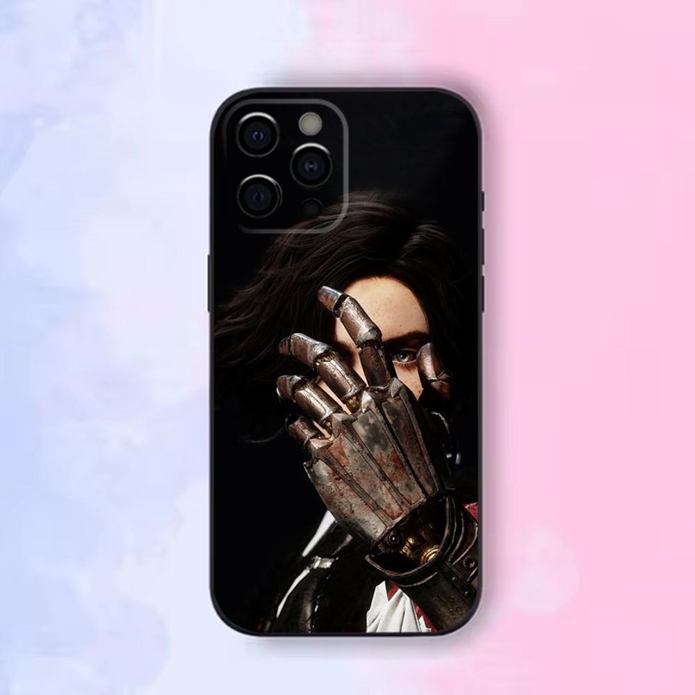 Игровой чехол для телефона L-Lies Of P для iPhone 16, 15, 14, 13, 12 Mini 11 Pro XR, X, XS, MAX 7, 8 Plus Мягкий силиконовый чехол Черный