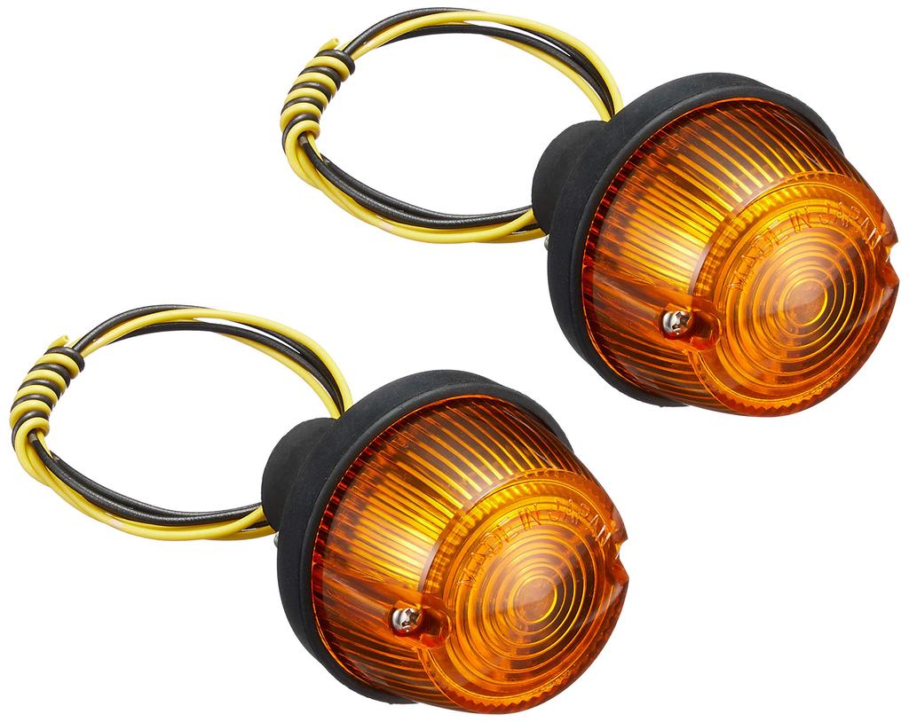 Kijima CB72 219-5054 Motorcycle Parts Cowl Type Turn Signal Lamp, 4.5 x 1.6 x
