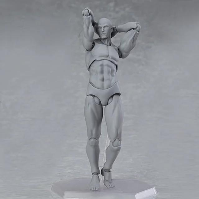 13 см Эскиз Рисование Мужской Женский Подвижное Тело Кун Тело Чан Суставная Боль Аниме Фигурка Shf Экшн Фигурка Игрушка Модель Рисование Манекен Подарки
