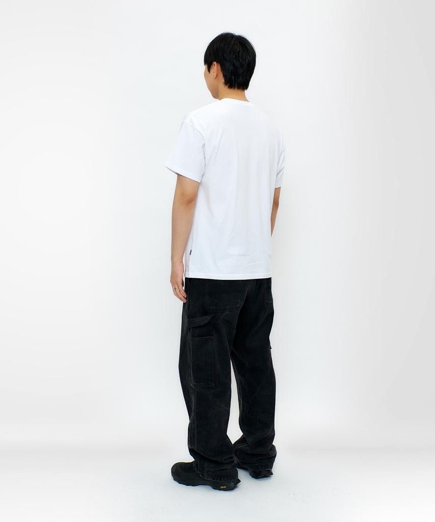 LAUGHER Charging Human T-Shirt - White