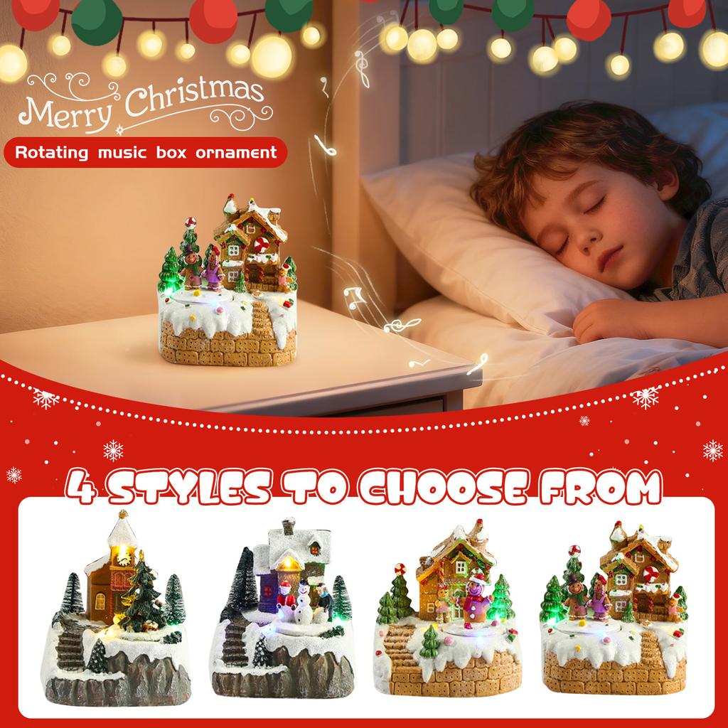 Glowing Gingerbread House With Lights - Animated Christmas Decoration For Indoor Festive Display