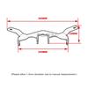 Motorcycle Fog Light Led Bracket Auxiliary Lights Holder Support For Yamaha Tenere 700 Tenere700 T7 t700 t7 xtz 700 2019-2023