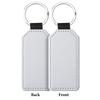DIY Dye Sublimation Blanks Keychain Creative Double Sides Blank ID Tags Keyring  Backpack Decor