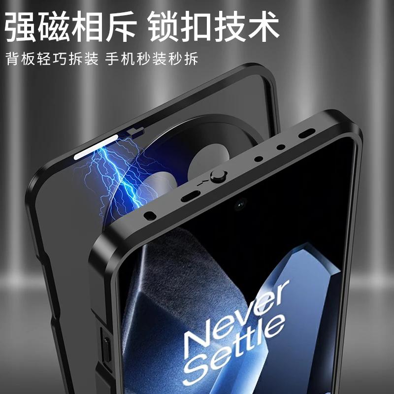 Металлический сплав Защитный чехол для линз Для Oneplus 13R 13 R Прозрачное закаленное стекло Жесткий ударопрочный чехол Бампер Для 1+ ACE 5 Pro