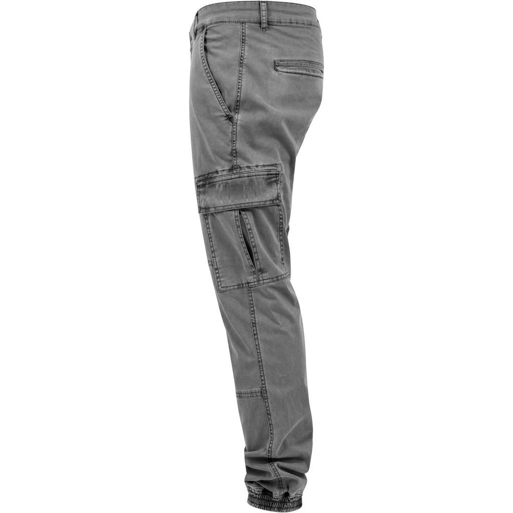 Urban Classics Mens Twill Washed Cargo Trousers