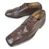 Made In Germany Lloyd Square Toe U-Tip Leather Dress Shoes Men’s 7 25.5 Brown(USED)