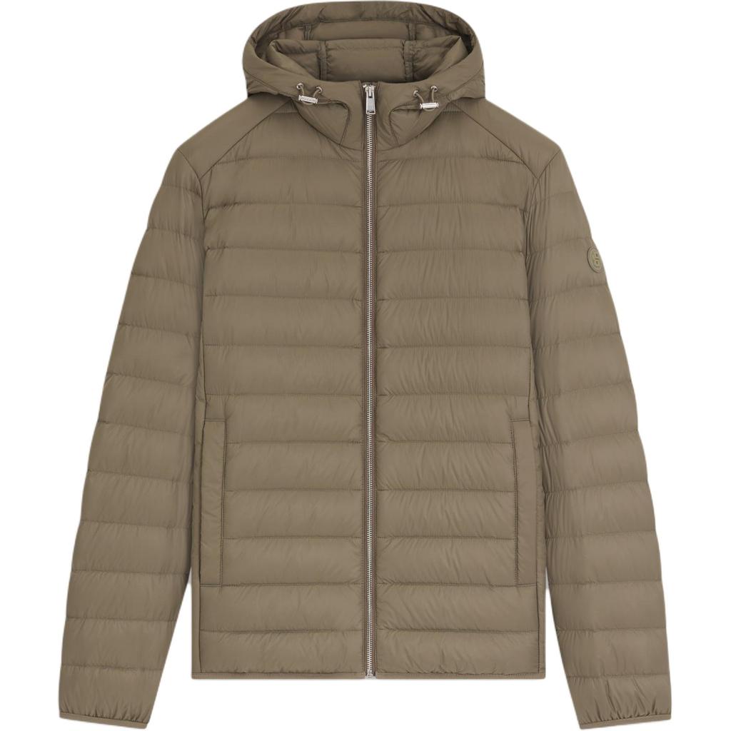 HUGO BOSS Down Jackets Men's Light Brown Hooded Moderate 50540450-245