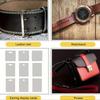 Дырокол для часов Leathercraft, инструмент для пробивания ремней из углеродистой стали, ошейник для собак