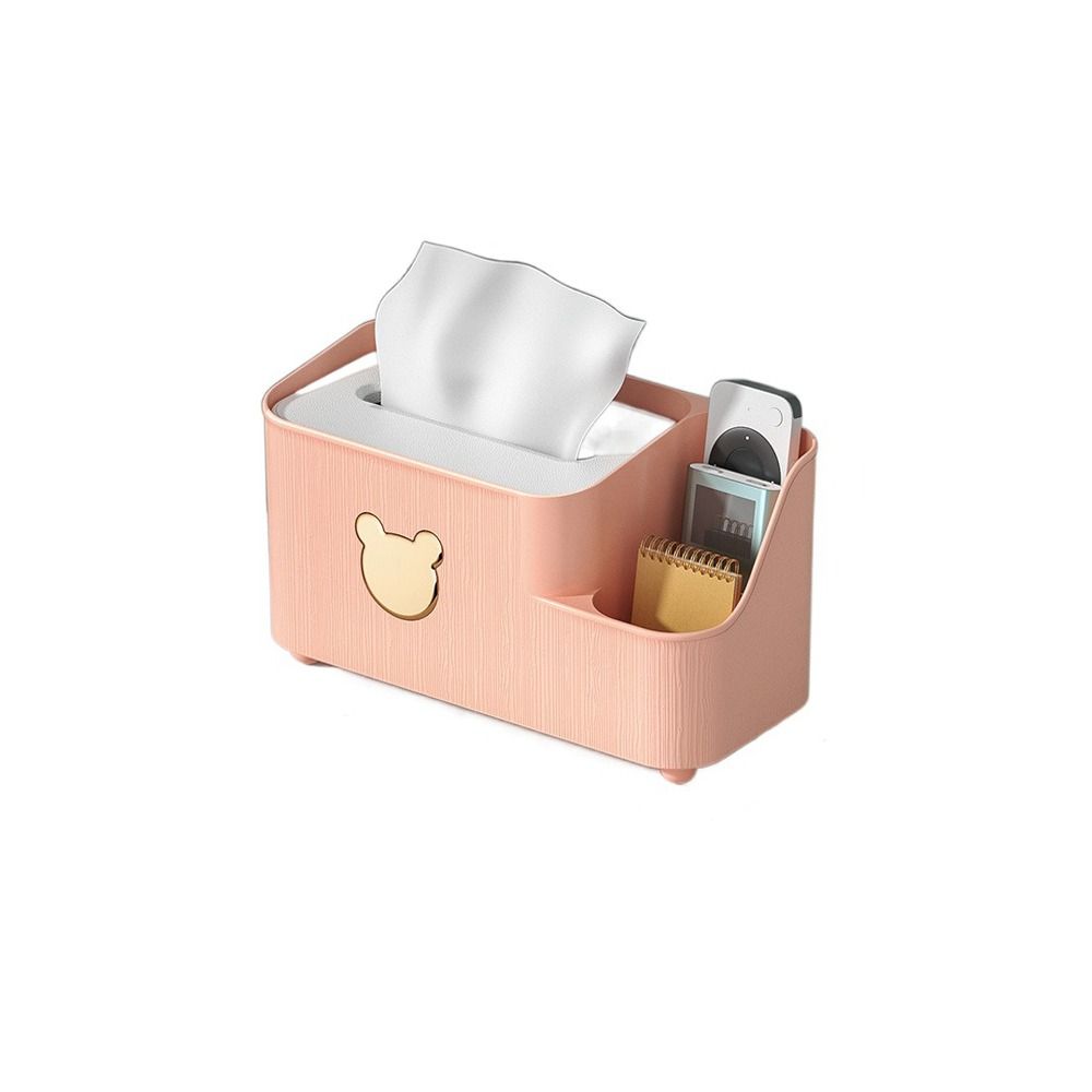 Пластиковая коробка для салфеток с несколькими отделениями, органайзер для декоративных салфеток для спальни