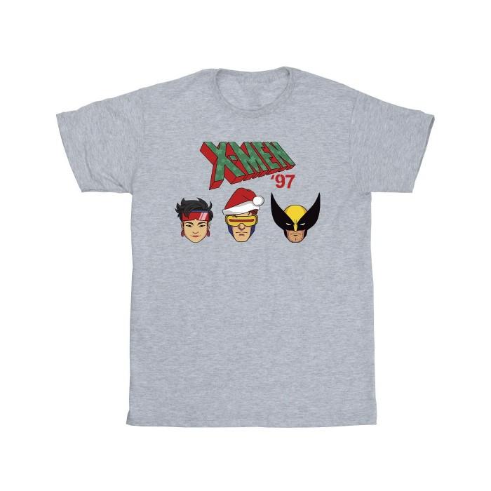 X-Men Mens Christmas Head T-Shirt