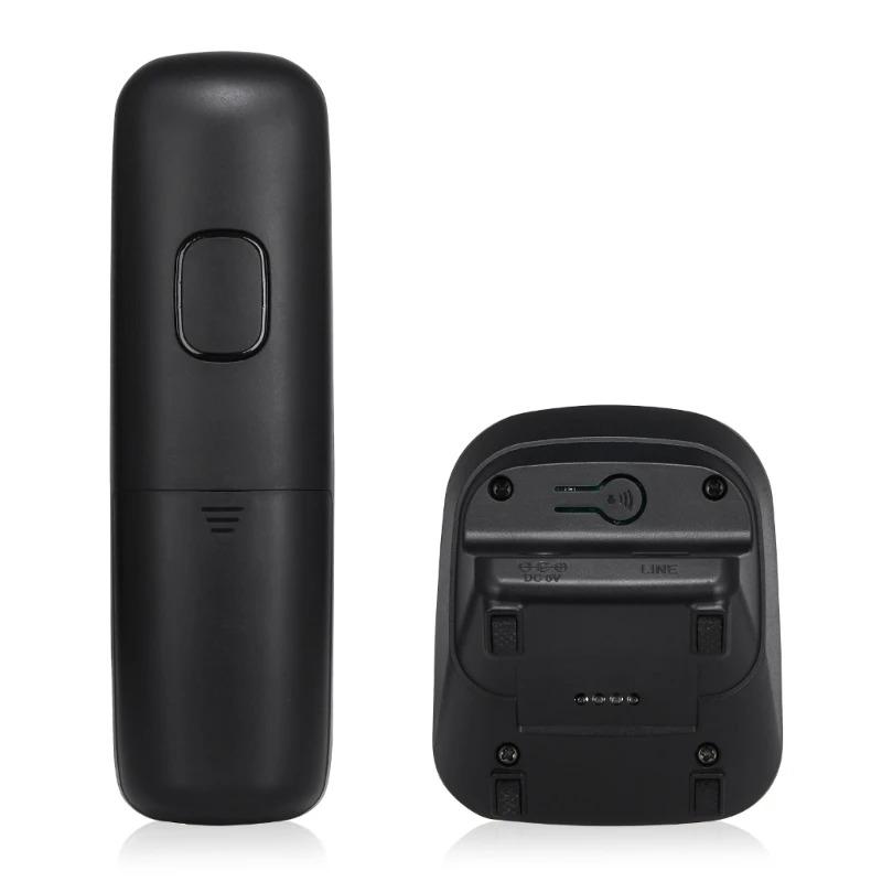 D1001 беспроводной стационарный настольный телефон для домашнего офиса со звуком распознавания звонящего и функцией шумоподавления