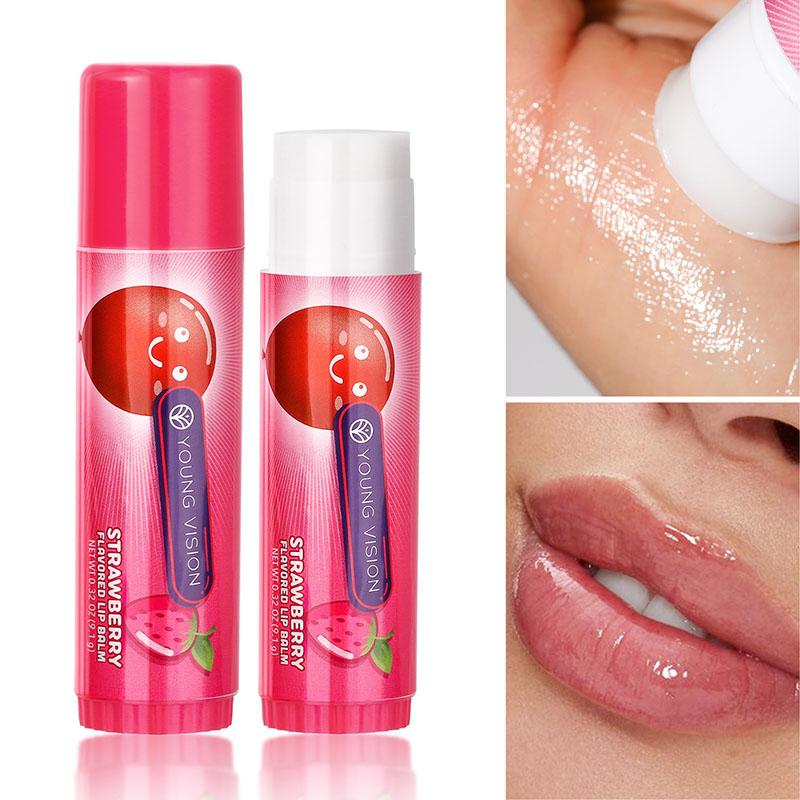 Portable 5-color Fruit-flavored Lip Balm Moisturizing and Moisturizing Anti-drying and Cracking Lip Balm