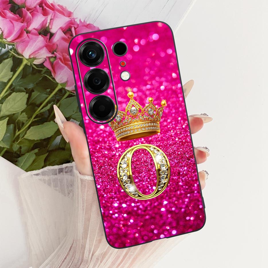 Чехол для Tecno Camon 50 4G CN5 Роскошный чехол с буквами-коронами Мягкий ТПУ чехол для телефона для Tecno Camon 50 Pro 4G CN5c Camon50 Fundas Сумки