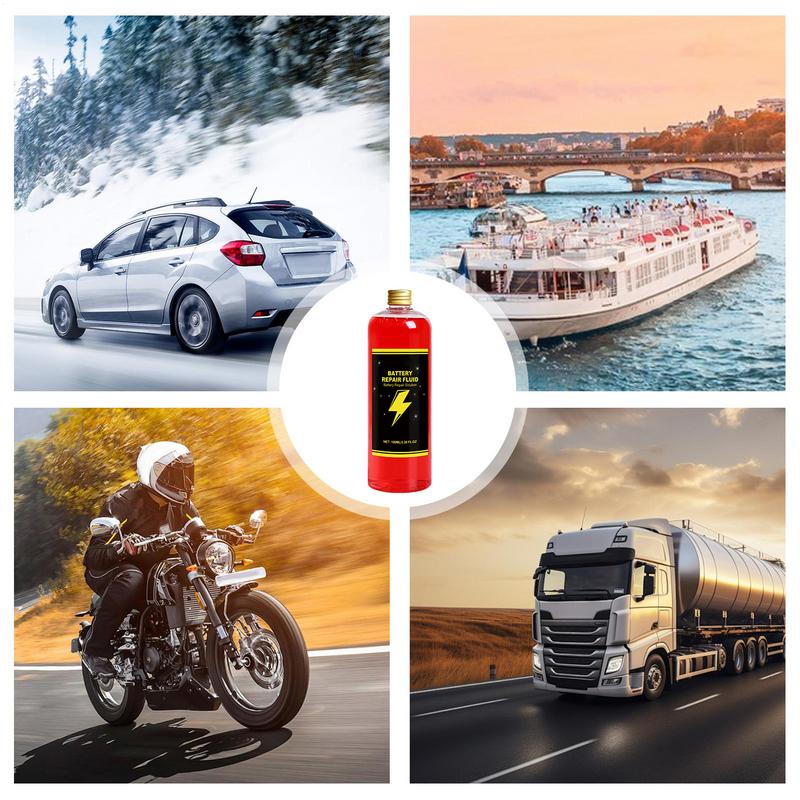100ml Electric Vehicle Car Battery Repair Fluid - Battery Restore Liquid Cleanse Maintenance Solution To Enhance Performance