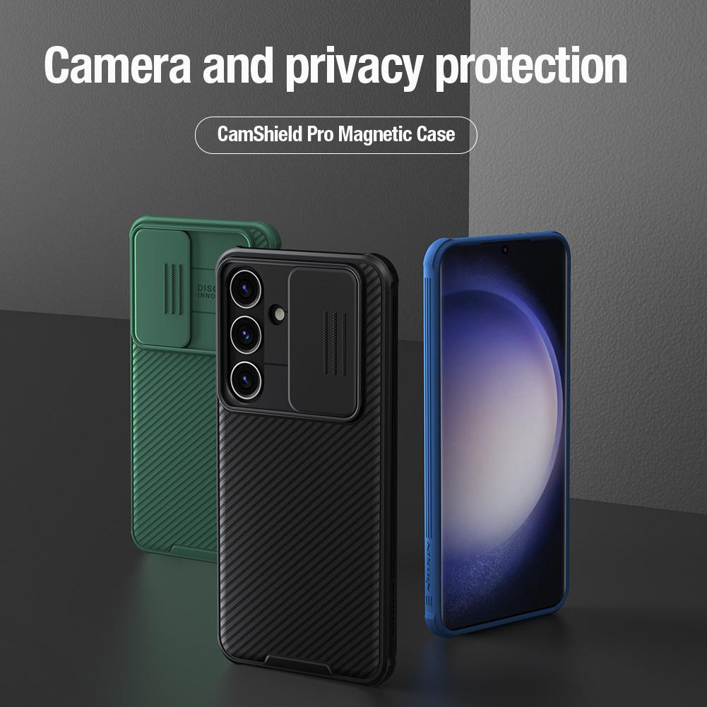 Nillkin CamShield Pro Rugged Case with Camera Protector for Samsung Galaxy S24+ - Green