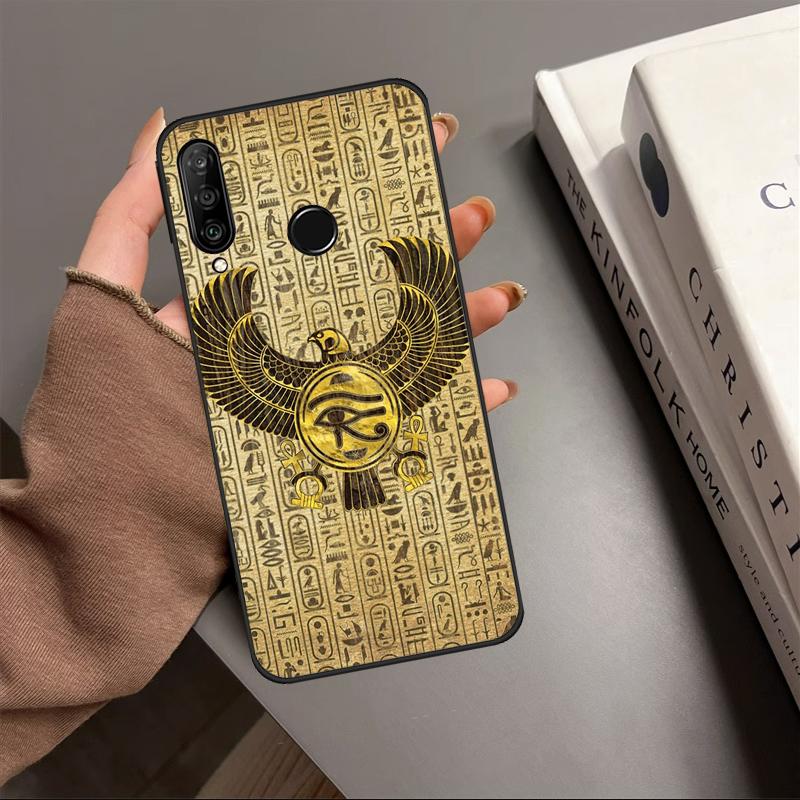 Египетский Глаз Гора Для Huawei P20 P40 Lite P60 P30 Pro Nova 5T 9 10 SE 12s 12i 11i Y90 Y70 Y60 Y61 Y91 Y72 Чехол