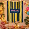 Полиэстеристый настенный гобелен с дизайном Red Bull Racing, Декоративное панно для спальни, гостиной, общежития