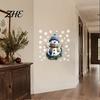 Creative DIY Wall Stickers for Family Christmas Santa Claus/Snowman Static Glass Stickers, Removable Windows Clings, PVC Waterproof Decorative Window