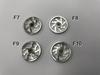 CNC Machined HG19mm Bearing Roller Genuine Part Processing All-Aluminum (F)