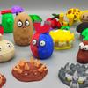 3D-печатная детская игрушка Зомби Горох Орехи Подсолнухи Стрельцы Кактусы Растения Настольные украшения Модели Игровые аксессуары Подарки Сделай сам