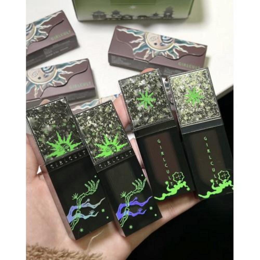 Girl Cult Eye Makeup Cyber Chat Series Mirror Lip Glaze Nonstick Chameleon Polarized Fantastic Lipstick Makeup, 1 шт., 6 шт.) М50
