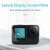 TELESIN 3 шт., защитная пленка из закаленного стекла для замены линз для GoPro Hero 9