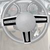 Для Ford Mustang 2005 2006 2007 2008 2009 аксессуары черный интерьер накладка на руль пластиковая наклейка