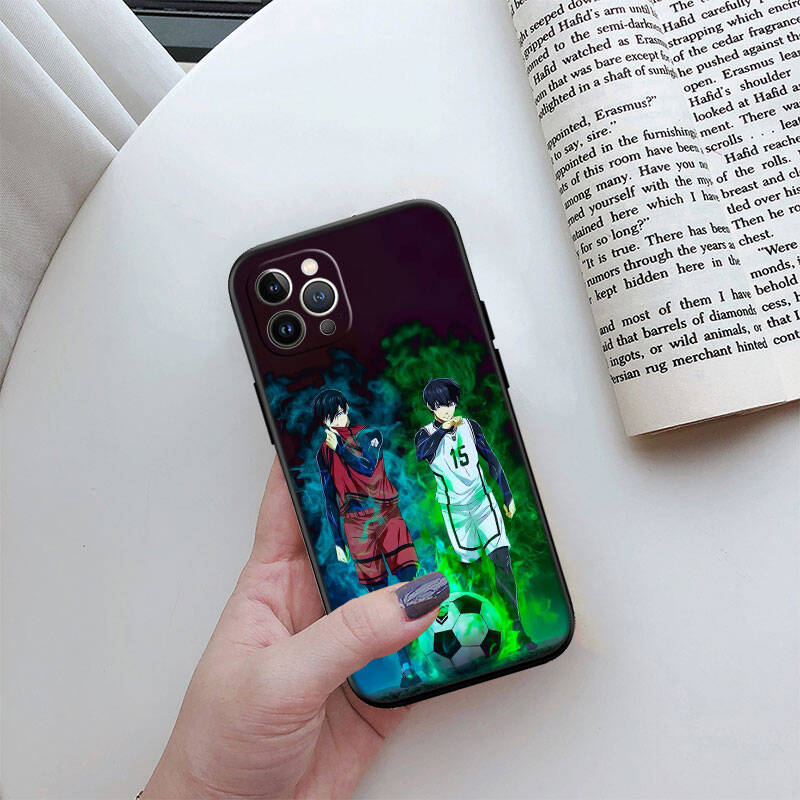 MH58 Футбольный Синий Замок Чехол для Телефона для iPhone 7 8 11 12 13 14 15 16 17 16E XS Pro Max XR X SE Air