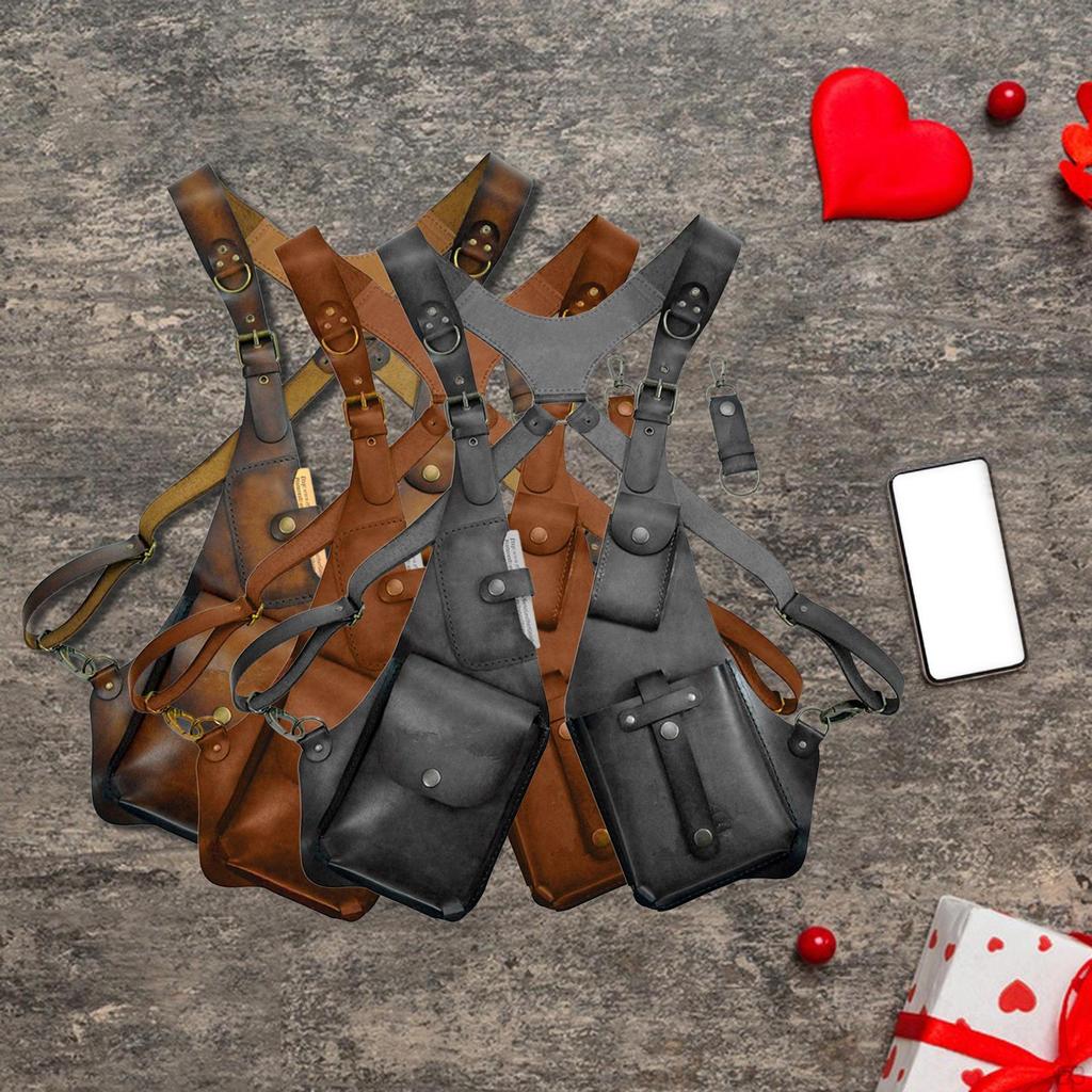 Скрытая сумка через плечо под мышками, кожаный рюкзак для мужчин и женщин, кошелек, карман