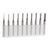 10x 1 8 0.8-3.175mm Nitride Coated Carbide PCB CNC Drill Bits