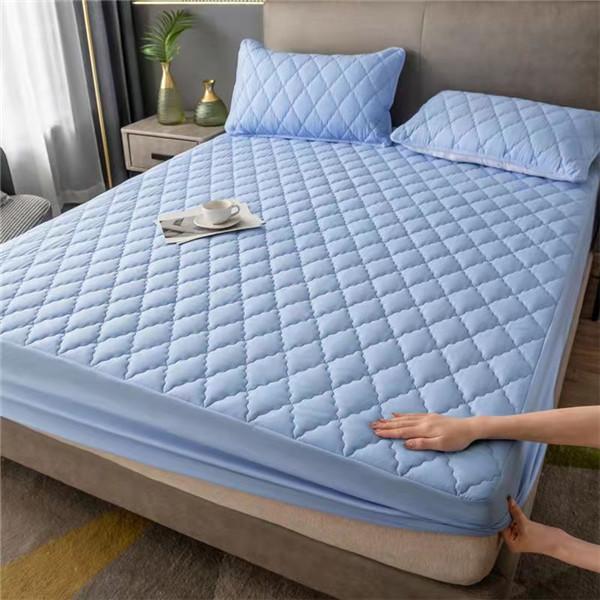 Новая супер водонепроницаемая простыня для кровати, противоскользящий наматрасник, утолщенный стеганый защитный чехол, водонепроницаемая простыня-кровать