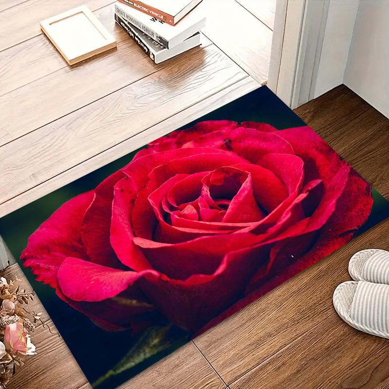 Pink Bowknot Doormat Cute Bow Ribbon Pattern Floor Mat Living Room Bedroom Entrance Welcome Decor Rug