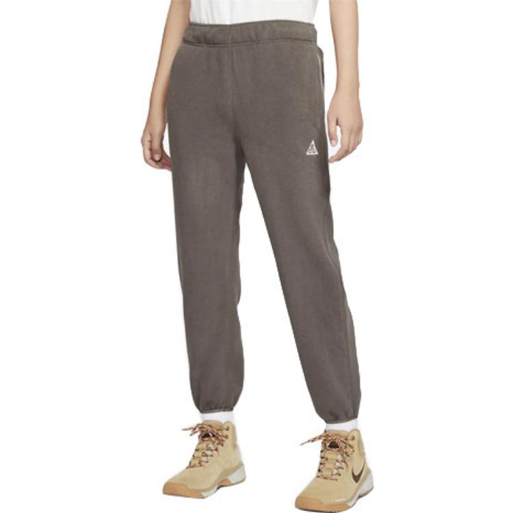 Nike Повседневные вязаные брюки с логотипом ACG, женские брюки Ironstone CV0615-004