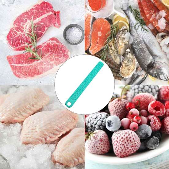 Силиконовая лента для размораживания мяса, овощей и фруктов. Лента для быстрой разморозки. Нескользящие лотки для быстрой разморозки овощей и фруктов. Эффективный инструмент для размораживания.