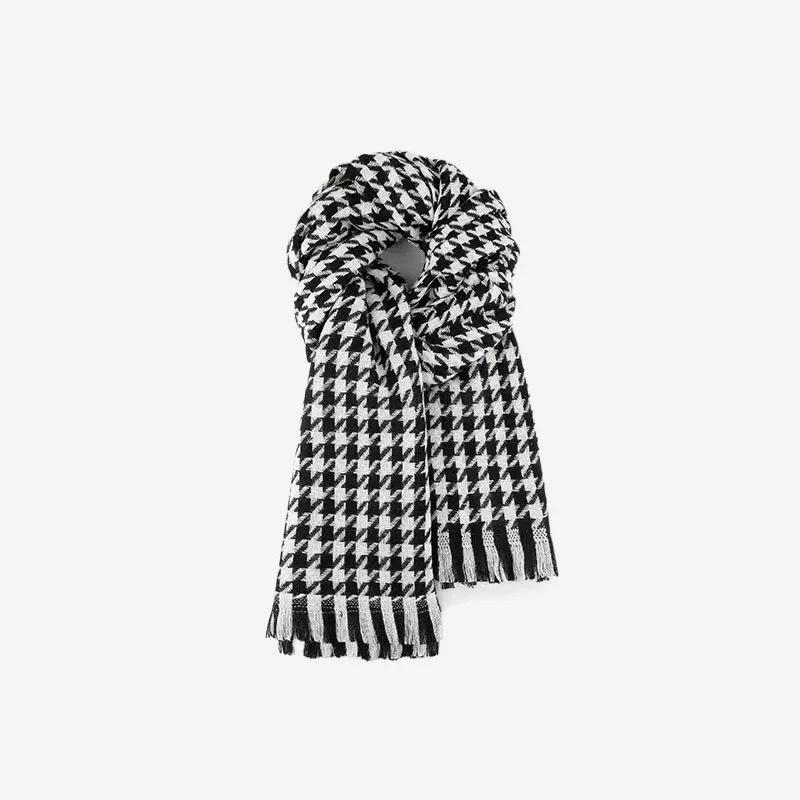 Qiandongge scarf autumn and winter new shawl outer scarf women's winter high-end imitation cashmere printing warm and soft