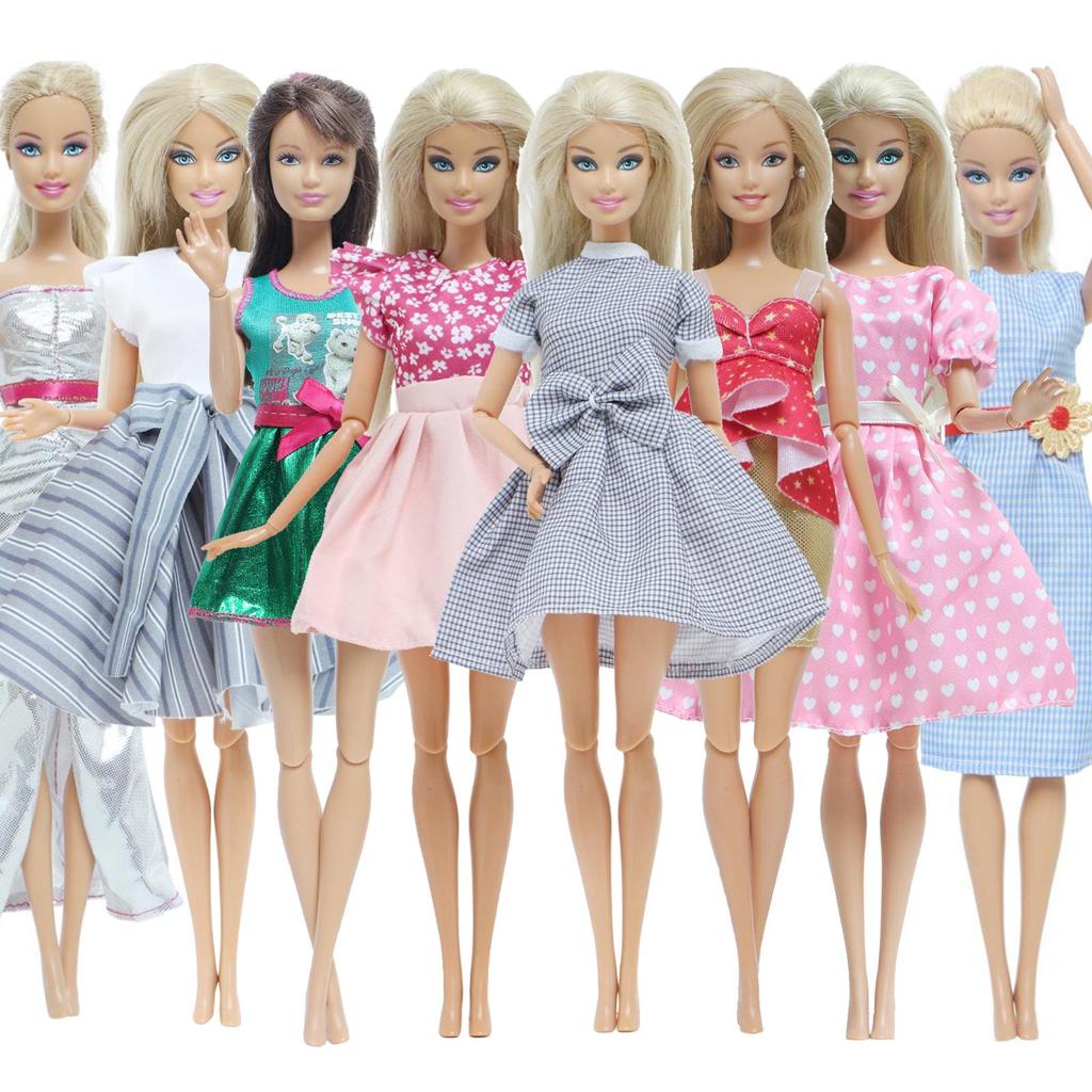 Одежда для куклы для куклы 30 см Лот Стилей Женское Блестящее Платье Юбки Модная Одежда для Девочки для Куклы 1/6 11,5 дюймов Игрушка для Девочки(НЕТ КУКЛ))