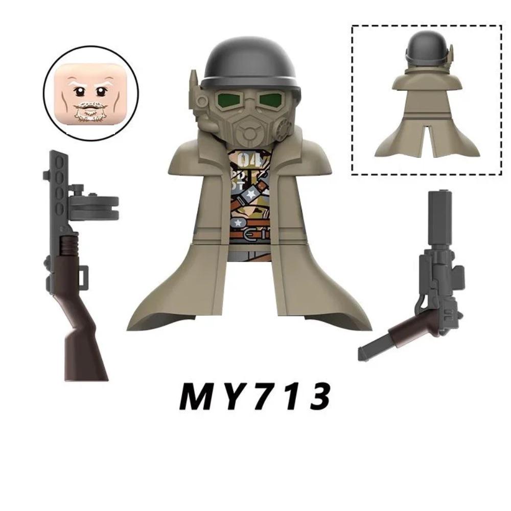 WM2924 Мехи Солдаты Кирпичи пулемет MOC Пазл Мини Фигурки Совместимые Строительные Блоки Игрушки Детские Подарки на День Рождения