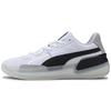 Clyde Hardwood Black Unisex Sneakers Puma-White 193663-01