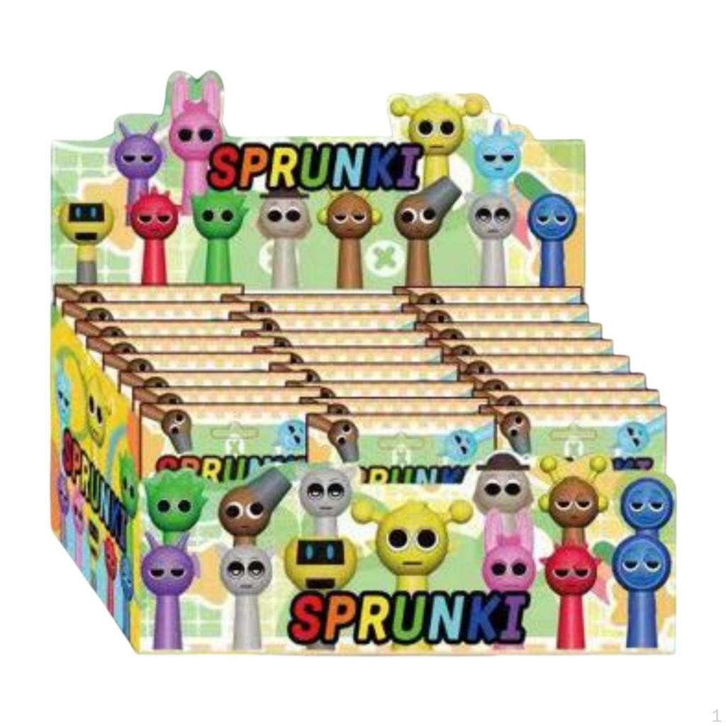 24x Фигурки Sprunki Подарок Милые Анимационные Куклы для Фанатов Игр Праздничные Подарки Стиль А