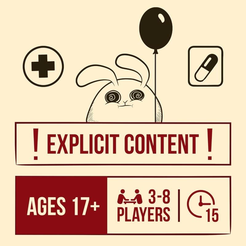 Horror Card Game - Comic Building Card Game, 3-8 Players, Perfect for Parties and Family Game Nights, Adult Card Game