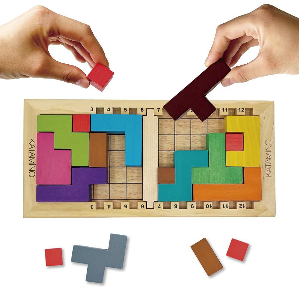 KATAMINO Gigamic Wooden Puzzle Bonus Distributor In [Christmas Included] [Exclusive Japan]