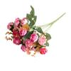 1 Bouquet Artificial Plastic Rose Flower Plant Home Office Shop Decoration
