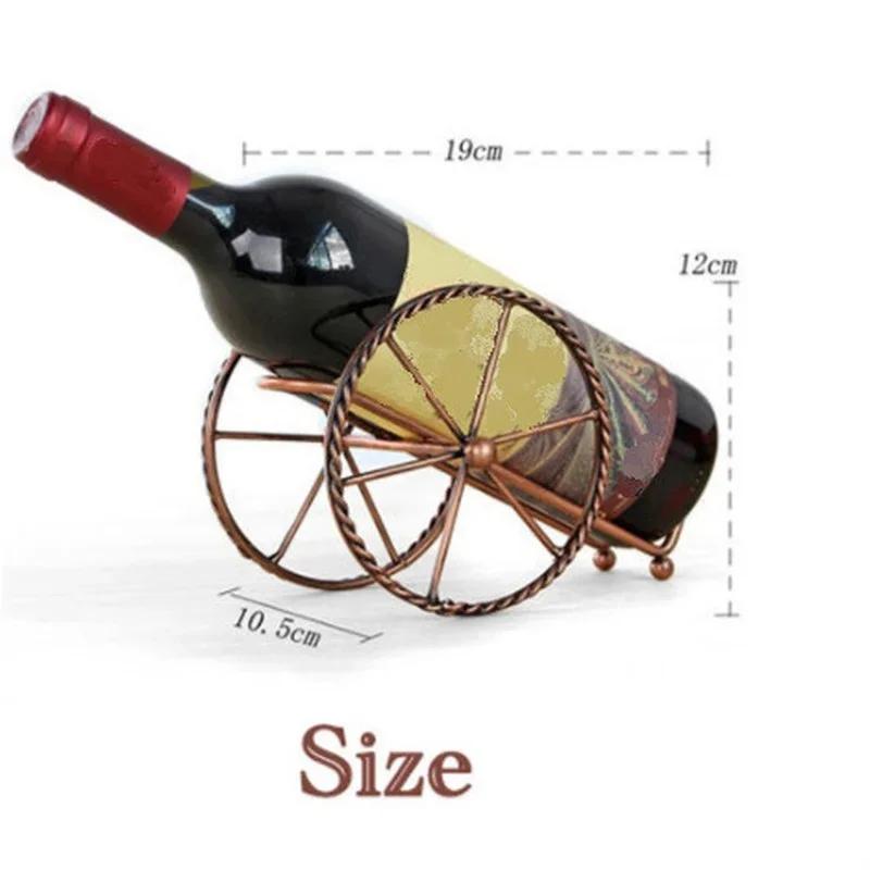 Handmade Plating Wine Racks Home Kitchen Bar Accessories Practical Wine Holder Wine Bottles Decor Display Shelf And Racks