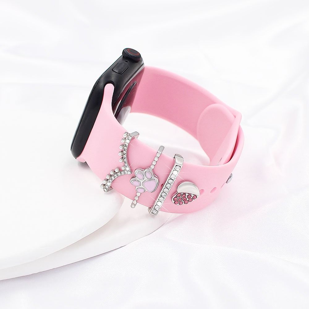 Браслет, ремешок для часов, орнамент, бриллиантовый ремень, подвески, декоративное кольцо для iwatch, ремешок, аксессуары