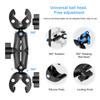 PULUZ PU849B Flexible Motorcycle Super Clamp Double Crab Clamps 360 Degrees  Rotatable Sports Camera