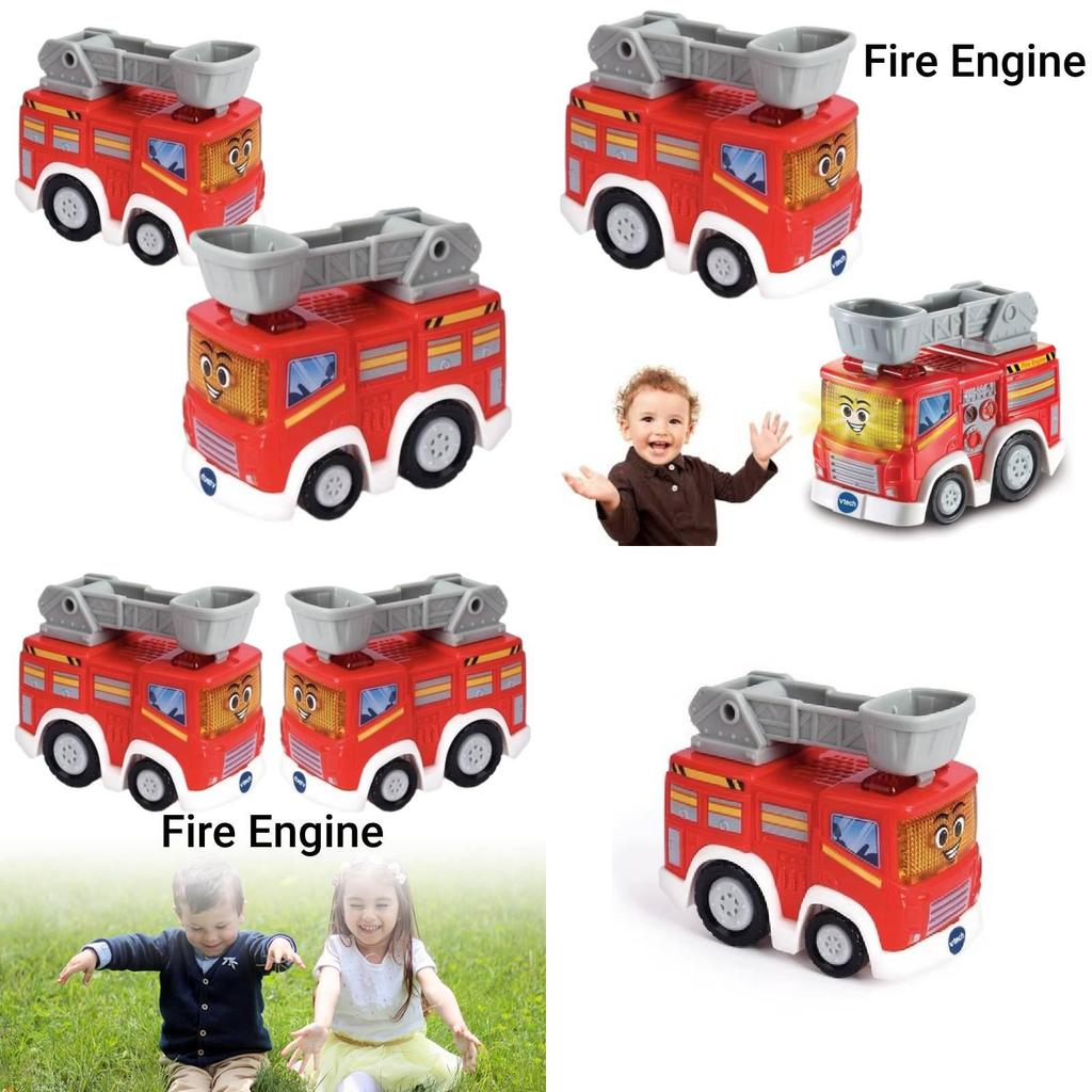 Vtech Удивительная игрушка-машинка с трассой Мигающие огни и музыка Прочная пластиковая модель Масштаб 1700 9,5x5,3x7,8 см