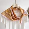 70 * 70cm New Silk Small Square Scarf For Women'S Neck Protection Professional Scarf Versatile Hair Tie Headscarf Scarf